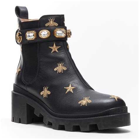 gucci bee trainers ladies|gucci boots with bees.